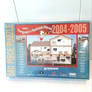New Ferguson's Hydronic House 550 Piece Puzzle Factory Sealed Rare 2004 Puzzle